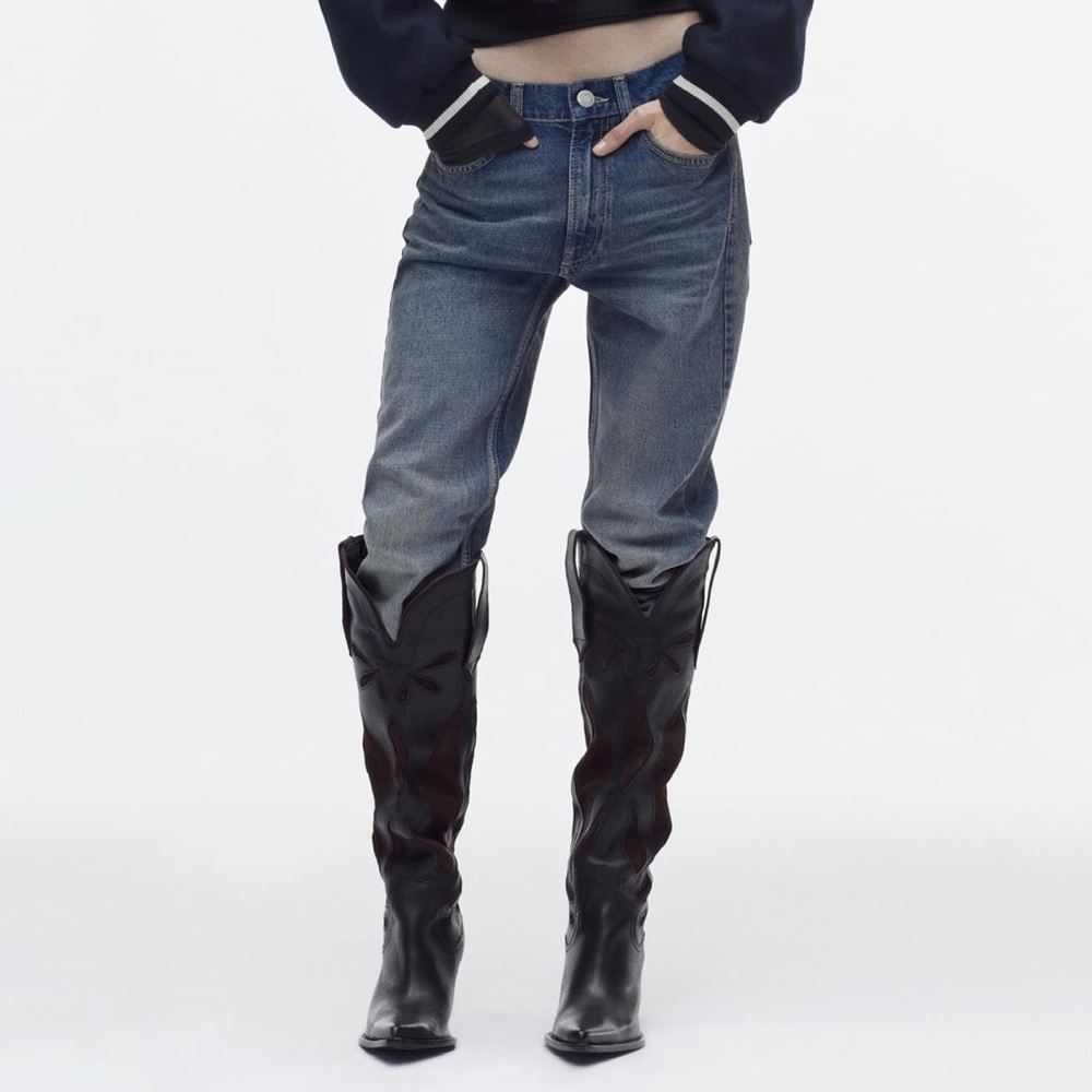 Cowboy Boots. Brand New ⭐️ Knee High. Leather & Suede boots from Zara